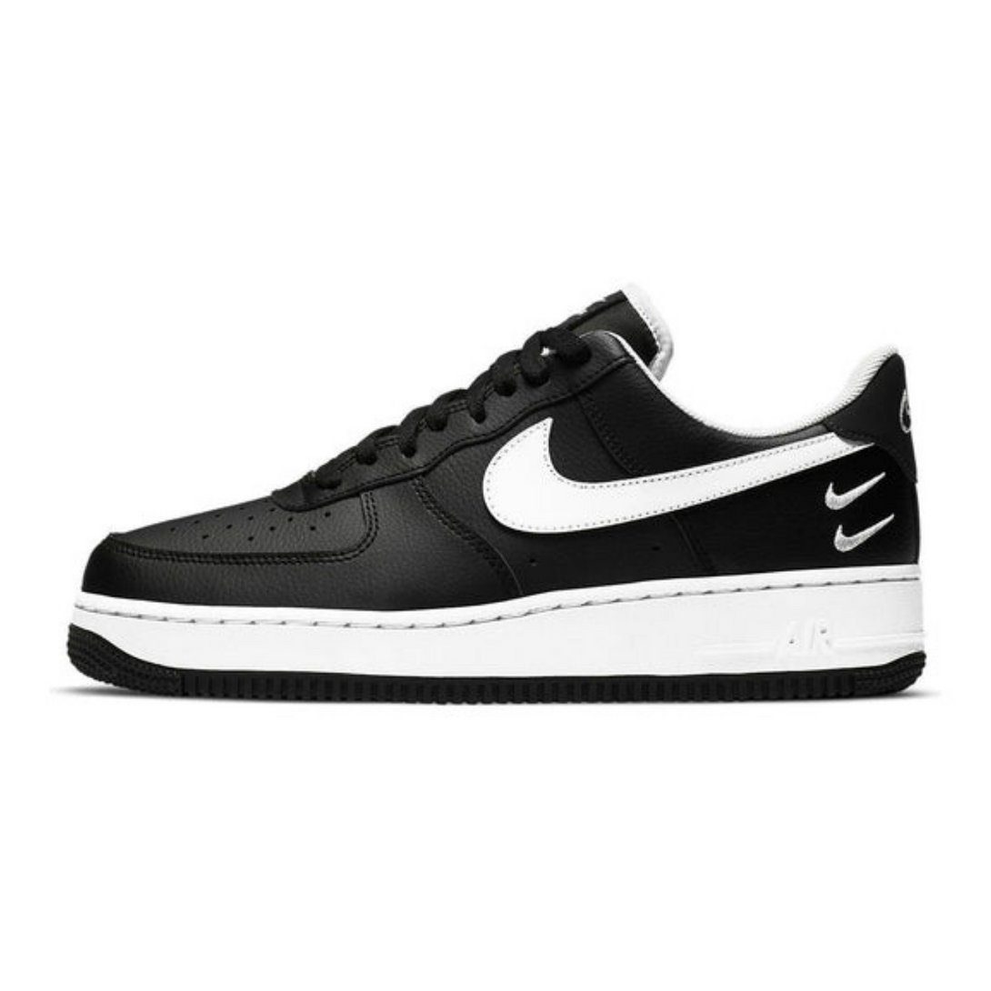 Nike Air Force 1 '07 LV8 'Double Swoosh - Black White'- Streetwear Fashion - ellesey.com