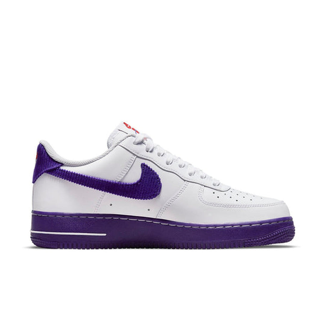 Nike Air Force 1 '07 LV8 EMB 'White Court Purple'- Streetwear Fashion - ellesey.com