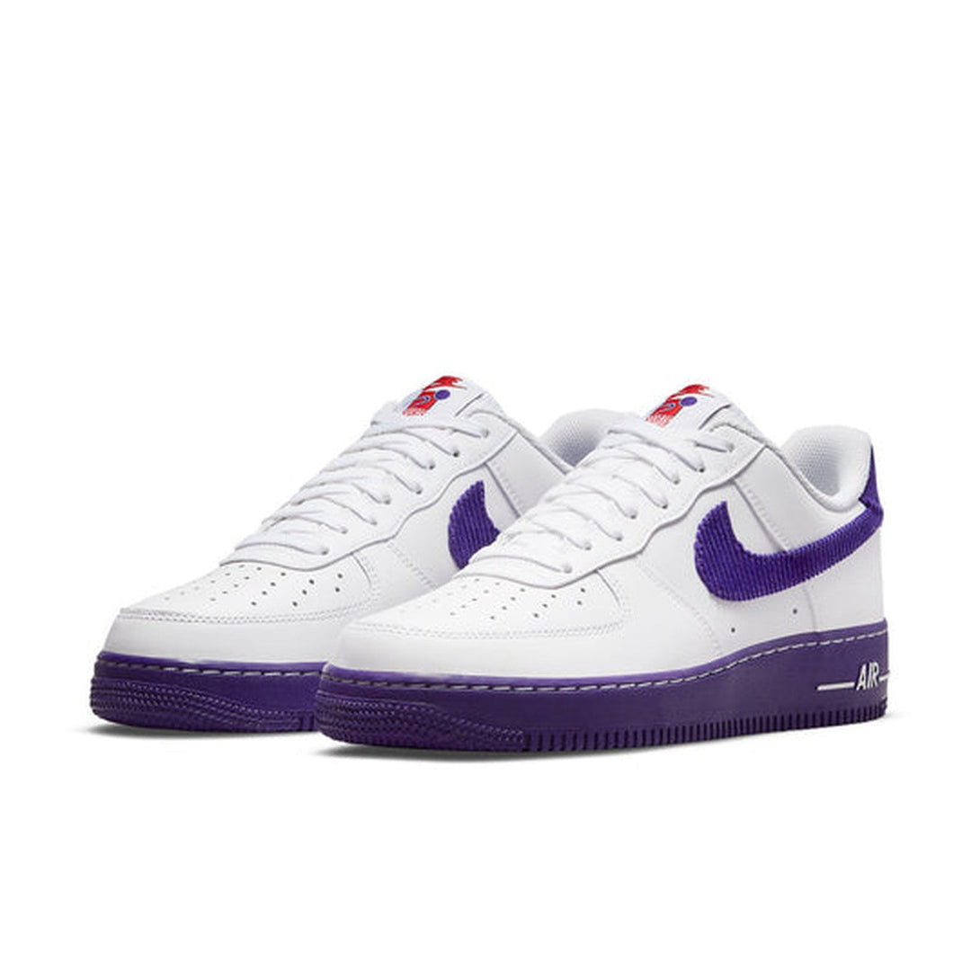 Nike Air Force 1 '07 LV8 EMB 'White Court Purple'- Streetwear Fashion - ellesey.com