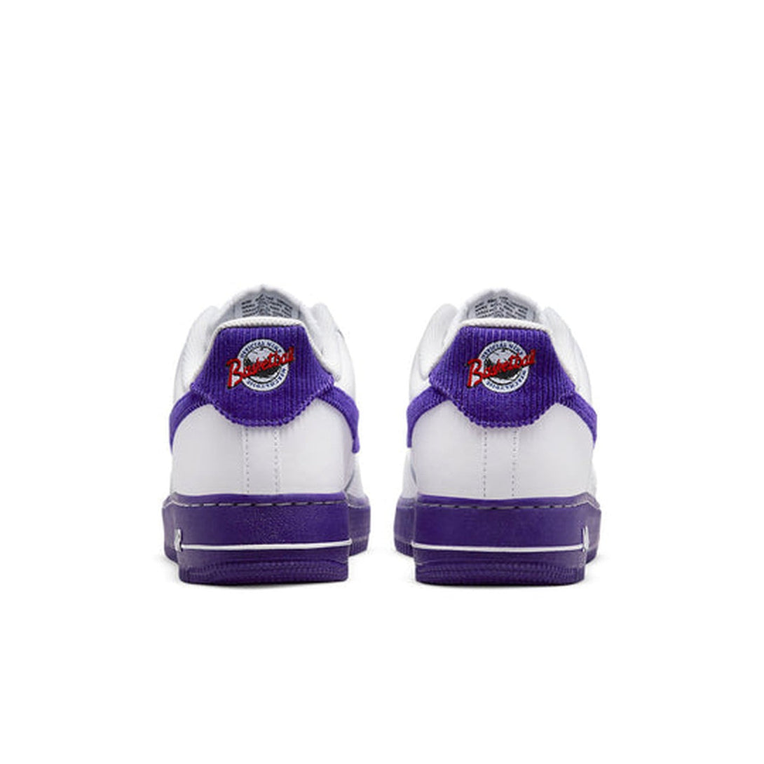 Nike Air Force 1 '07 LV8 EMB 'White Court Purple'- Streetwear Fashion - ellesey.com