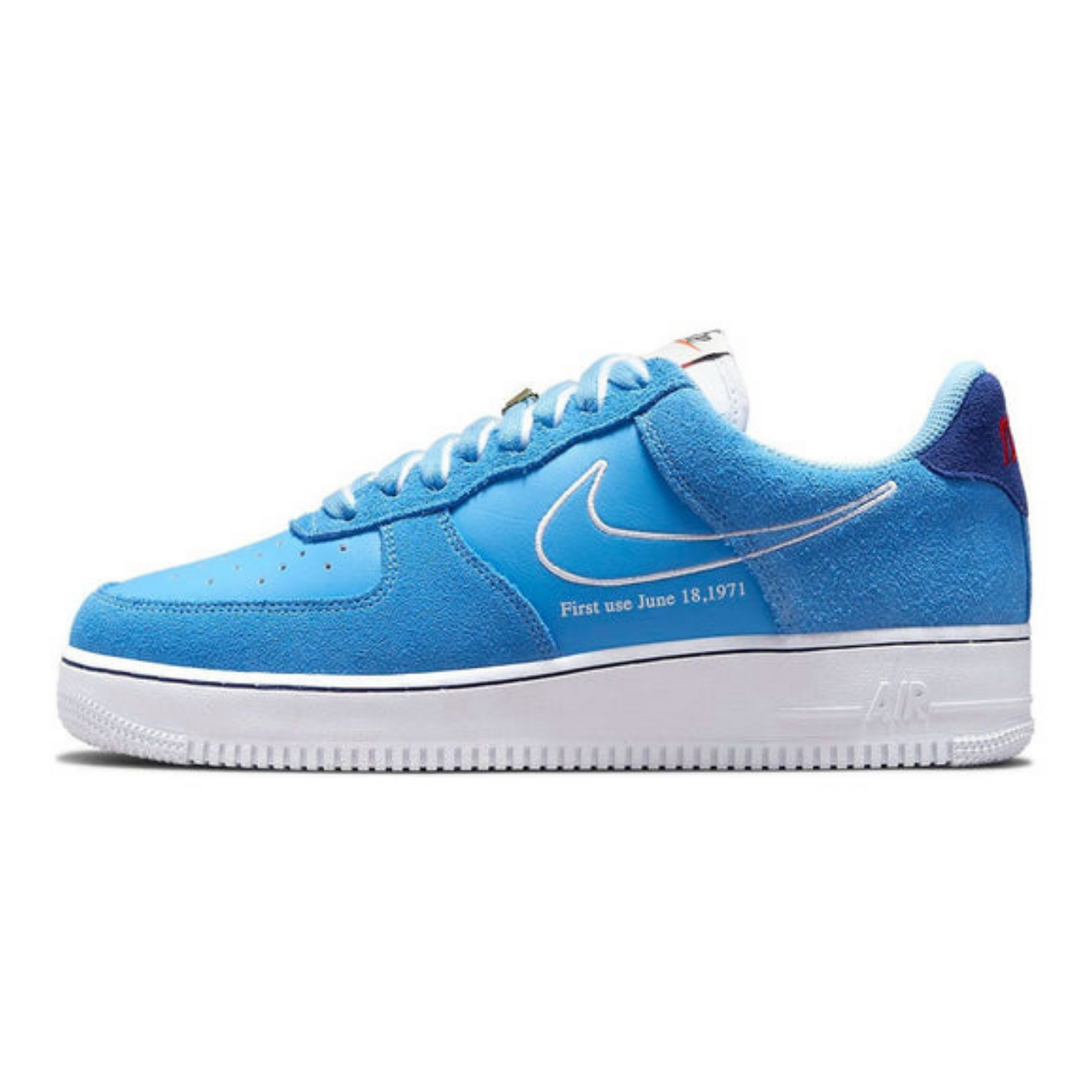 Nike Air Force 1 '07 LV8 'First Use - University Blue'- Streetwear Fashion - ellesey.com