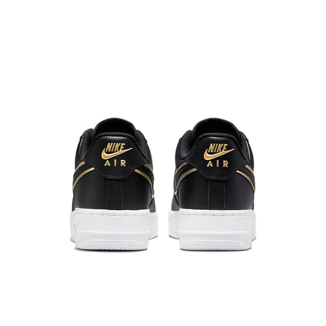 Nike Air Force 1 '07 LV8 'Metallic Swoosh Pack - Black'- Streetwear Fashion - ellesey.com