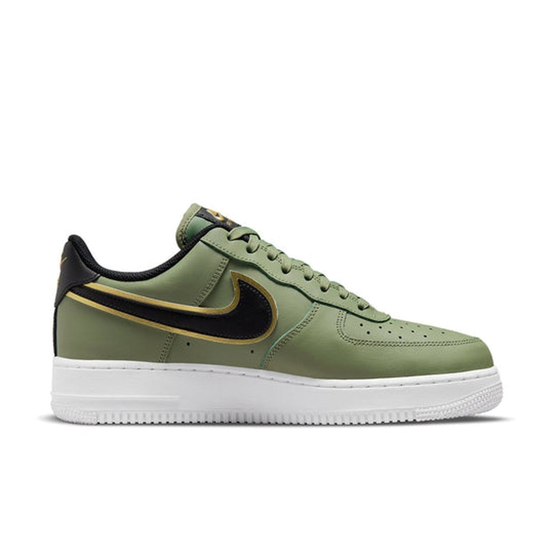 Nike Air Force 1 '07 LV8 'Metallic Swoosh Pack - Oil Green'- Streetwear Fashion - ellesey.com