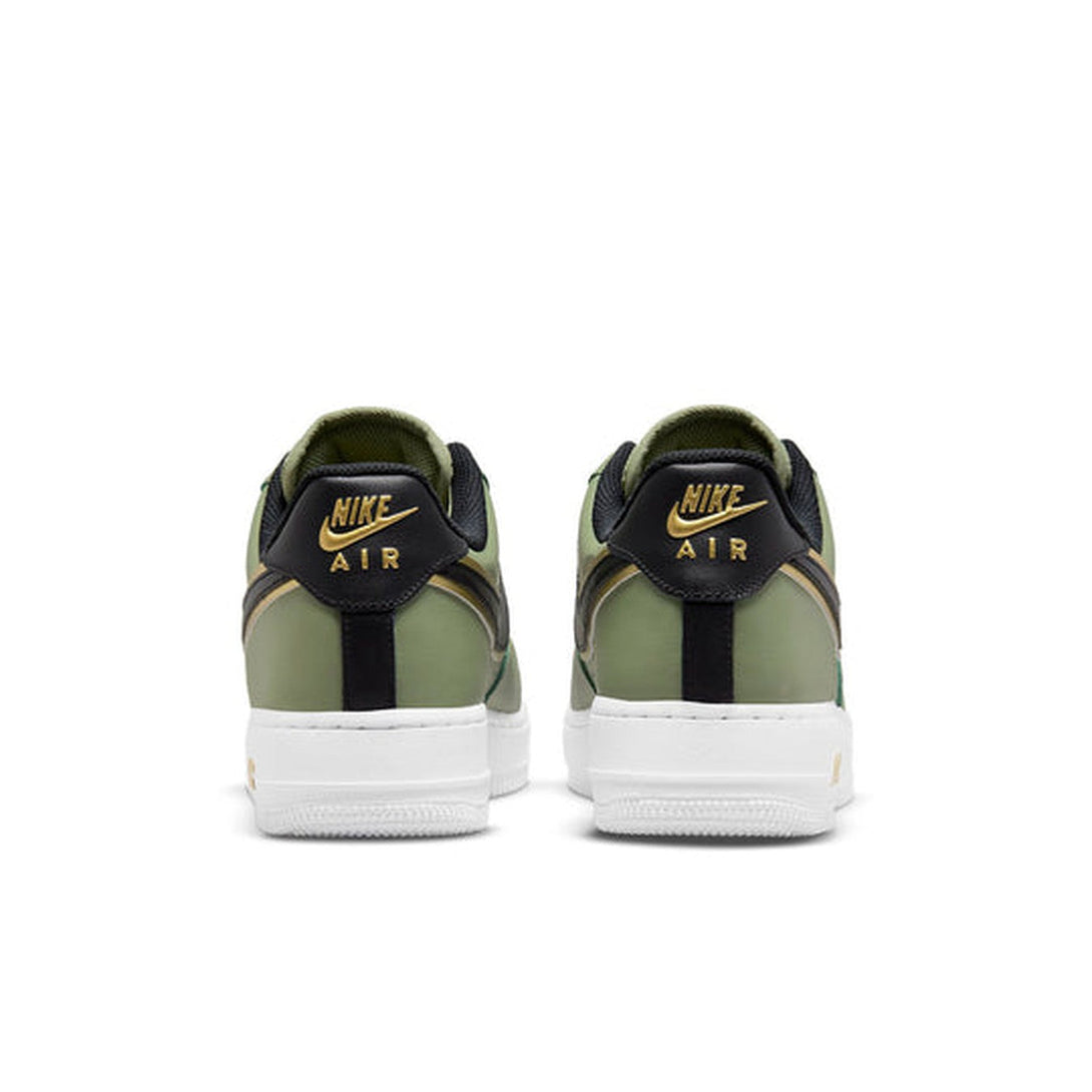 Nike Air Force 1 '07 LV8 'Metallic Swoosh Pack - Oil Green'- Streetwear Fashion - ellesey.com