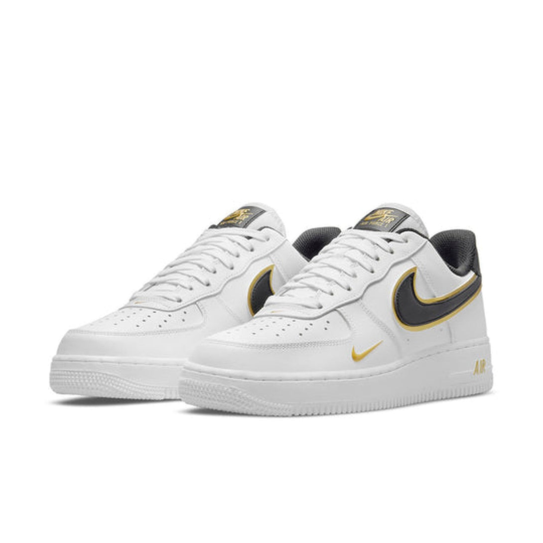 Nike Air Force 1 '07 LV8 'Metallic Swoosh Pack - White Metallic Gold'- Streetwear Fashion - ellesey.com