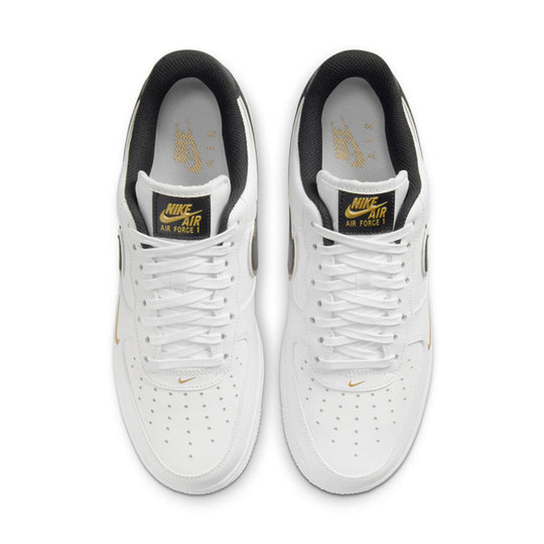 Nike Air Force 1 '07 LV8 'Metallic Swoosh Pack - White Metallic Gold'- Streetwear Fashion - ellesey.com