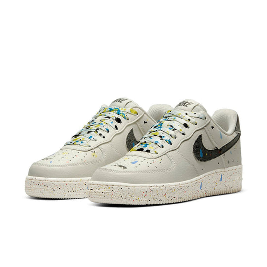 Nike Air Force 1 '07 LV8 'Paint Splatter - Light Bone'- Streetwear Fashion - ellesey.com