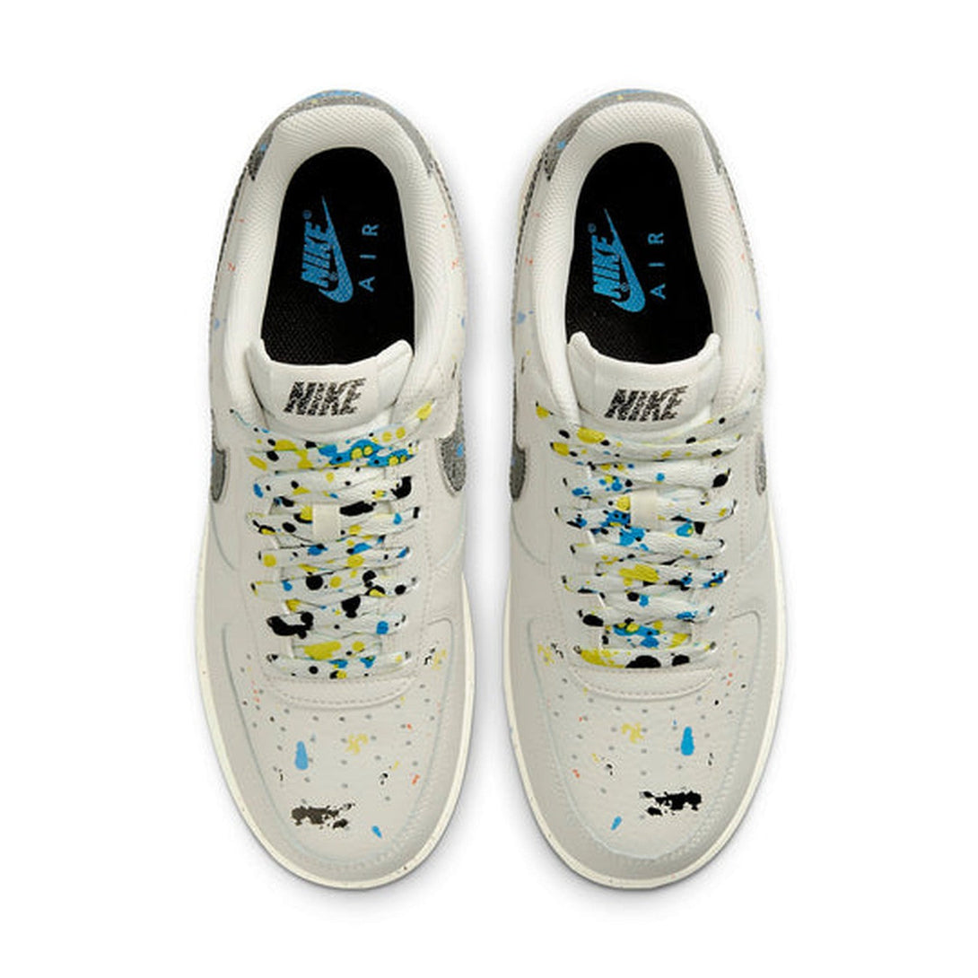 Nike Air Force 1 '07 LV8 'Paint Splatter - Light Bone'- Streetwear Fashion - ellesey.com