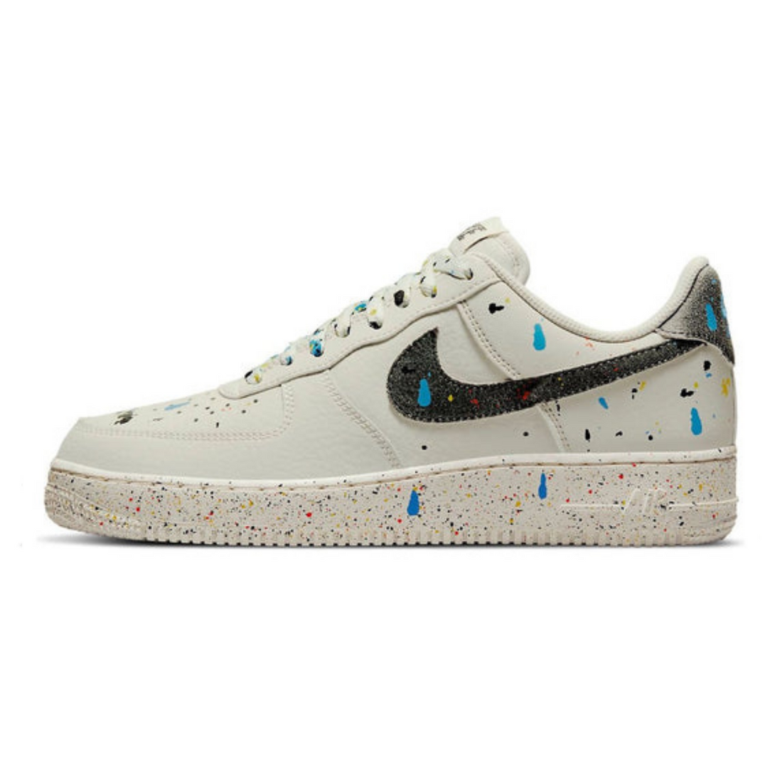 Nike Air Force 1 '07 LV8 'Paint Splatter - Light Bone'- Streetwear Fashion - ellesey.com