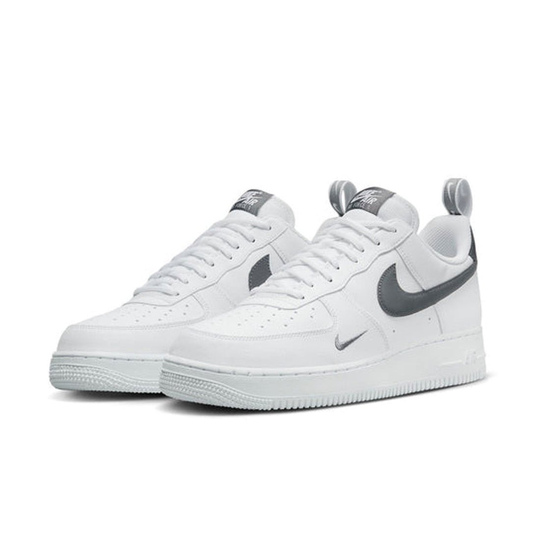 Nike Air Force 1 '07 LV8 UT 'White Metallic Dark Grey'- Streetwear Fashion - ellesey.com