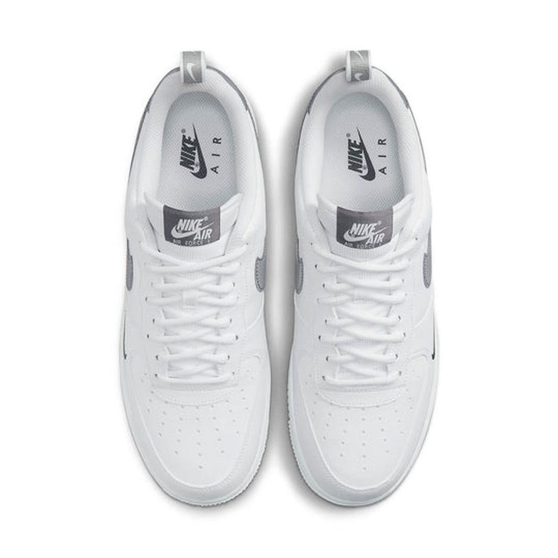 Nike Air Force 1 '07 LV8 UT 'White Metallic Dark Grey'- Streetwear Fashion - ellesey.com