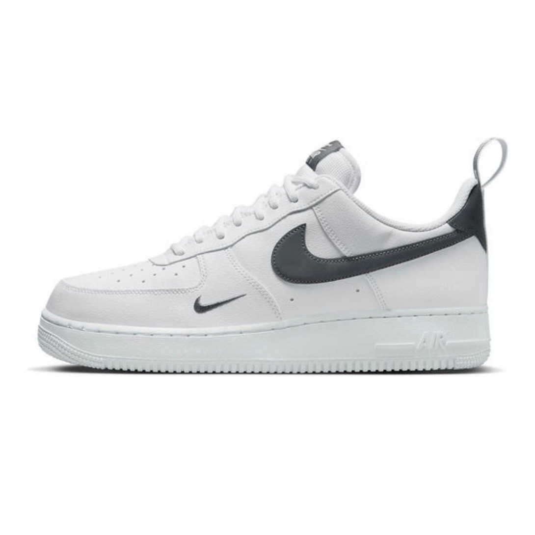 Nike Air Force 1 '07 LV8 UT 'White Metallic Dark Grey'- Streetwear Fashion - ellesey.com