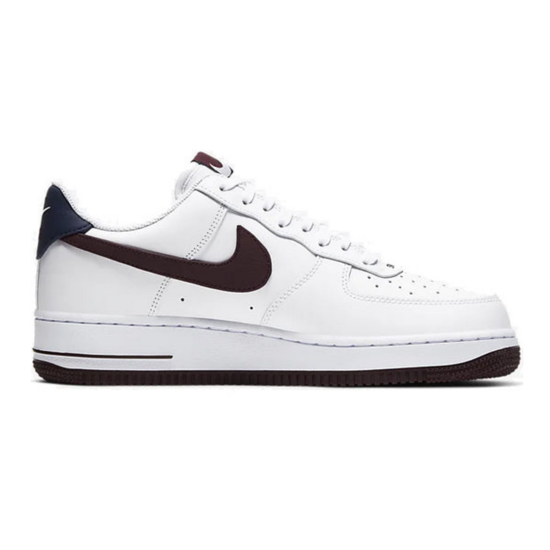 Nike Air Force 1 '07 LV8 'White Night Maroon'- Streetwear Fashion - ellesey.com