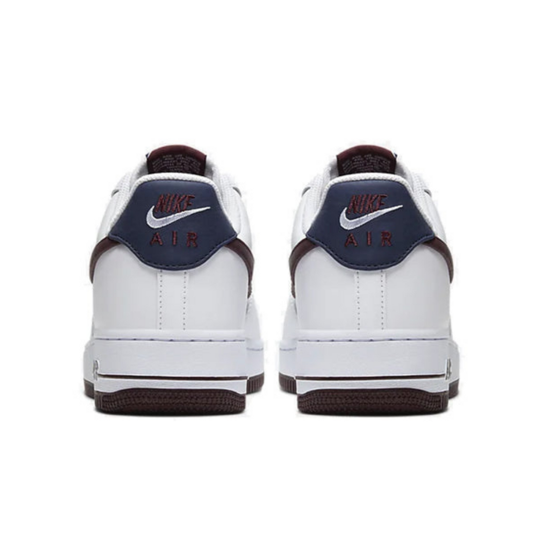 Nike Air Force 1 '07 LV8 'White Night Maroon'- Streetwear Fashion - ellesey.com