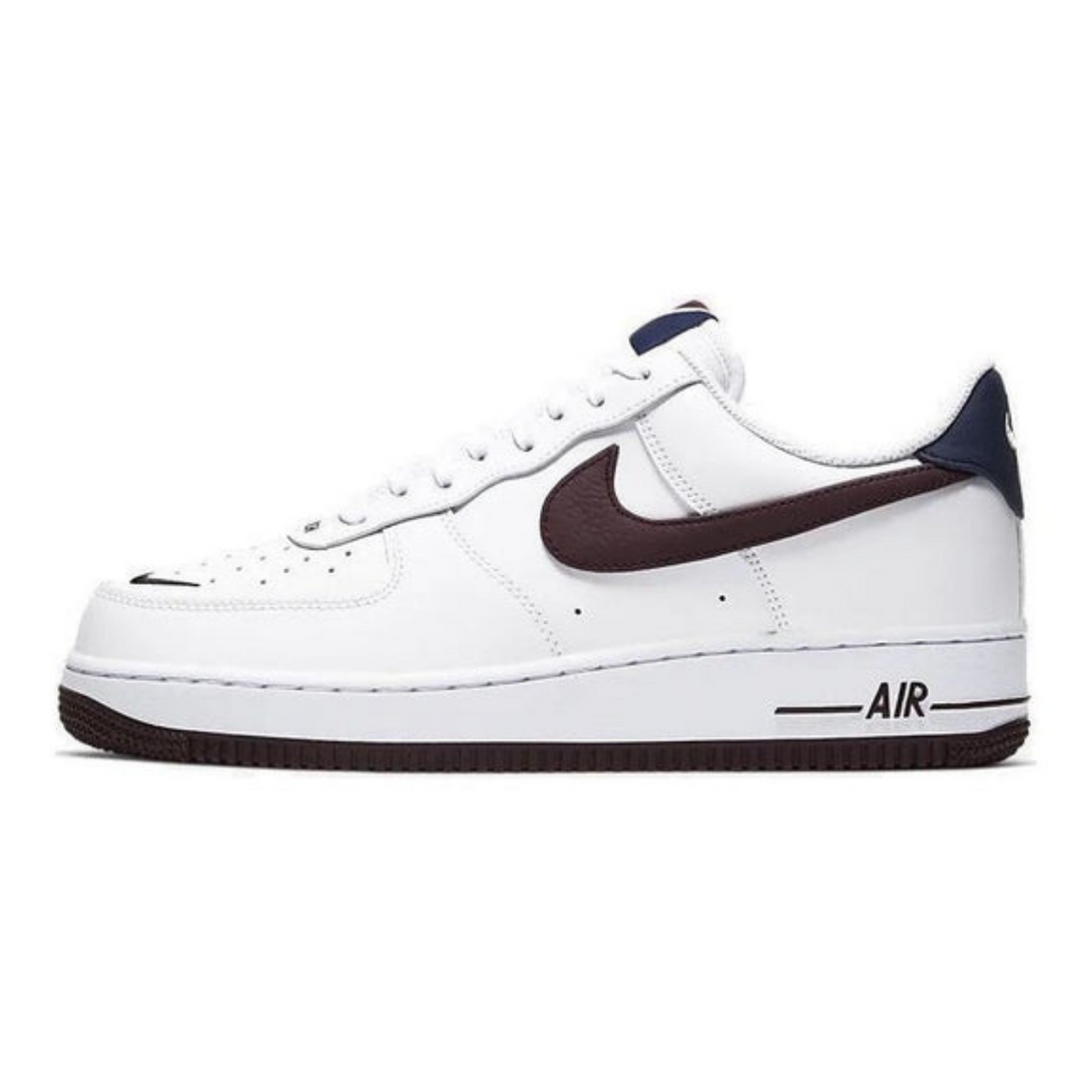 Nike Air Force 1 '07 LV8 'White Night Maroon'- Streetwear Fashion - ellesey.com