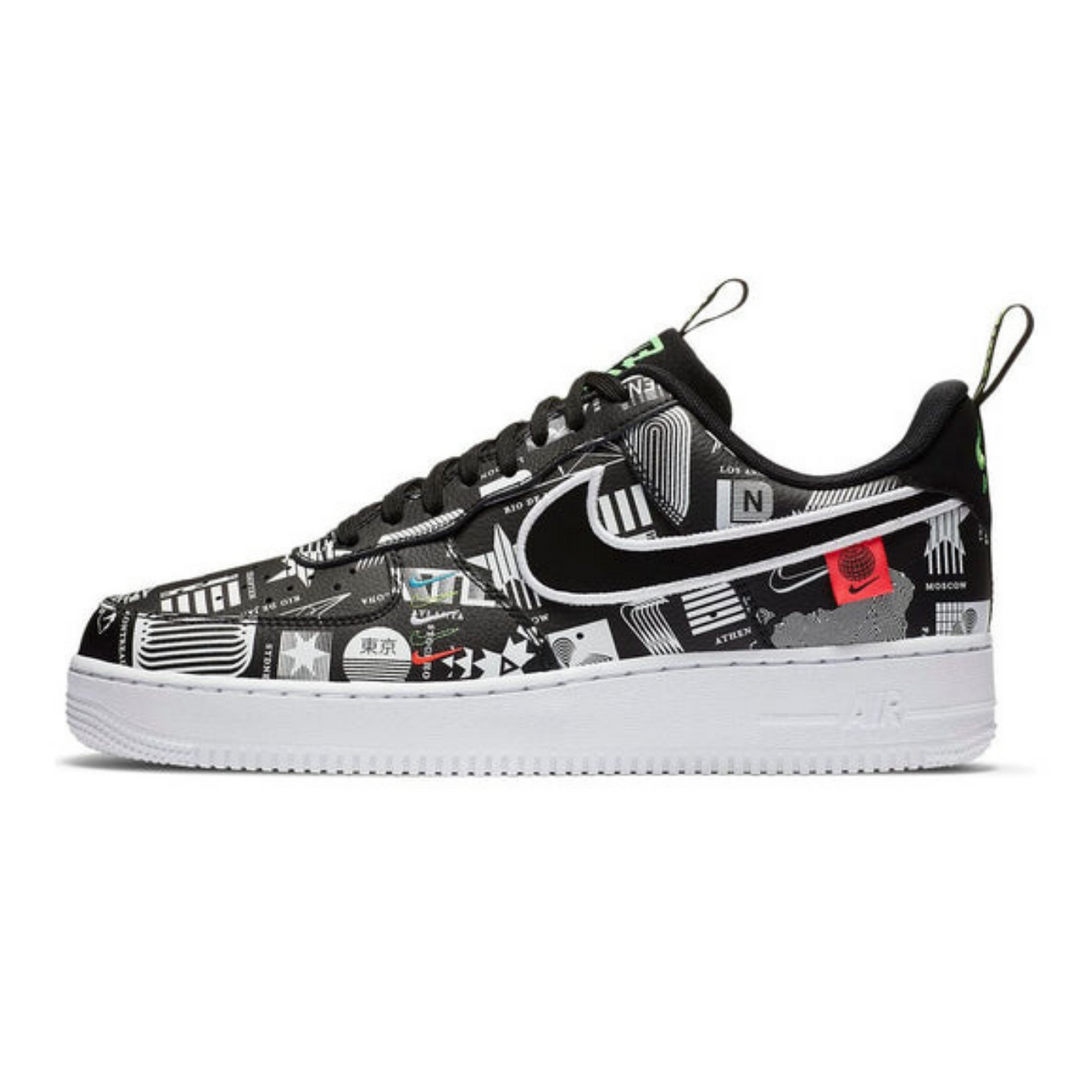 Nike Air Force 1 '07 LX 'Worldwide Pack - Black'- Streetwear Fashion - ellesey.com