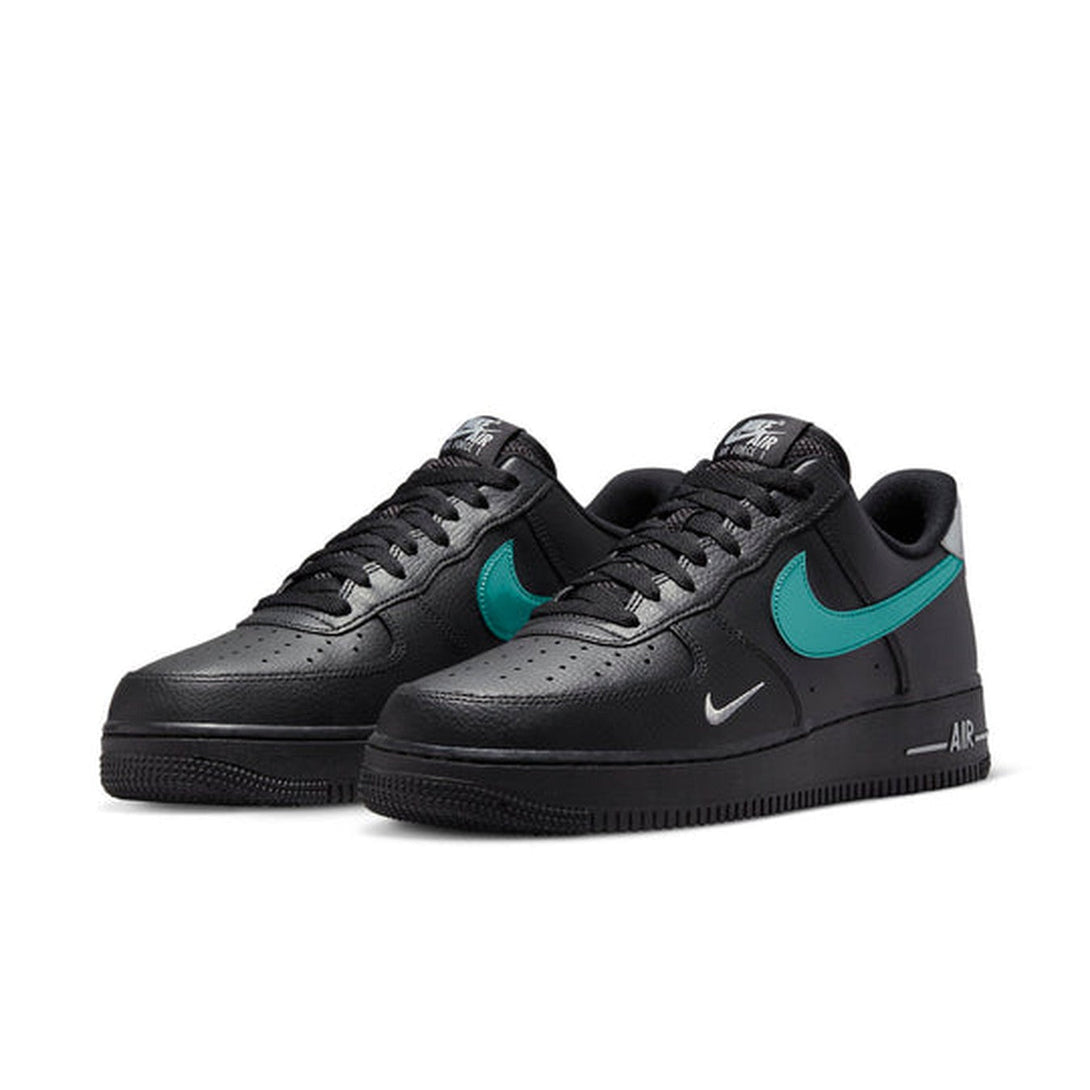 Nike Air Force 1 '07 Low 'Black Blue Lightning'- Streetwear Fashion - ellesey.com