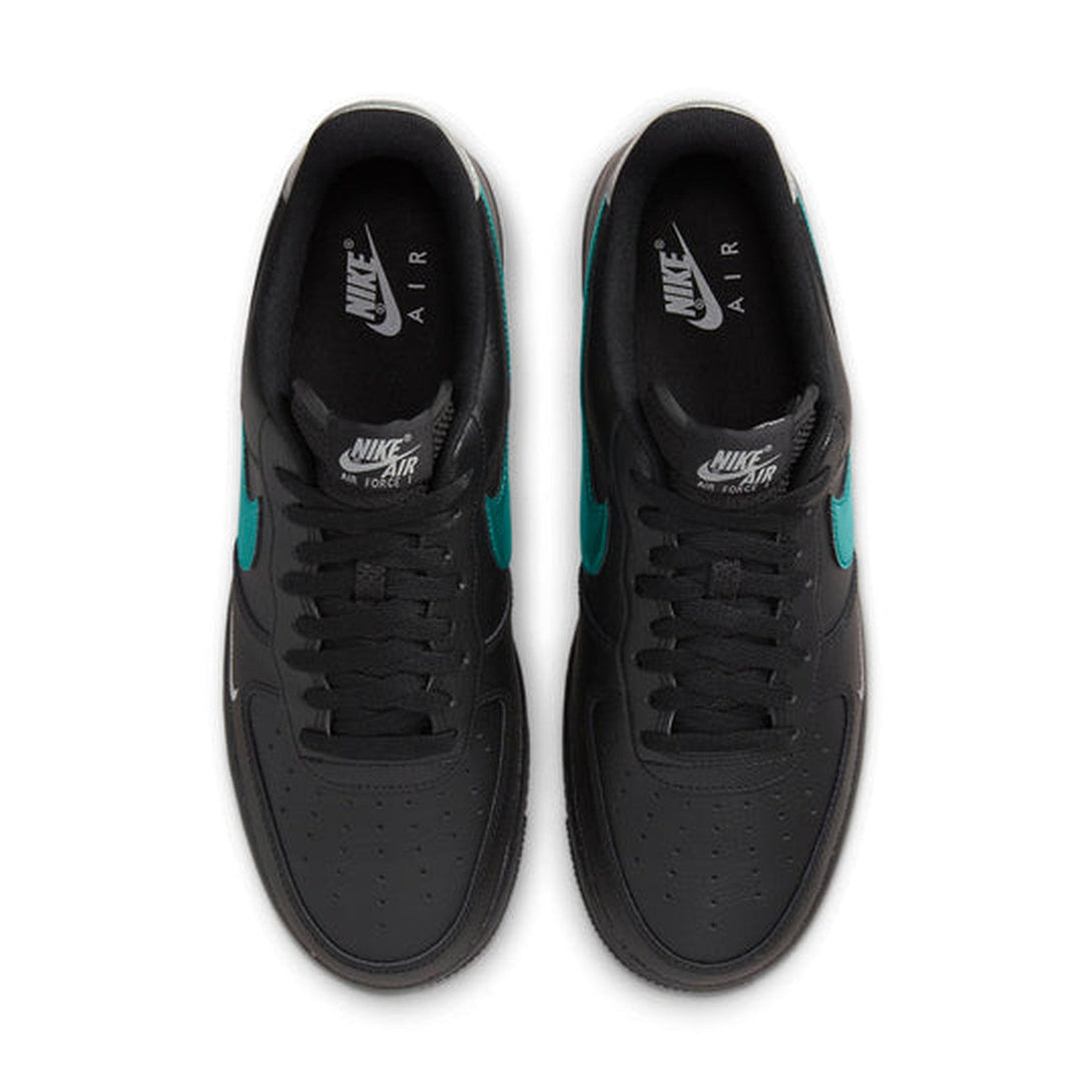 Nike Air Force 1 '07 Low 'Black Blue Lightning'- Streetwear Fashion - ellesey.com