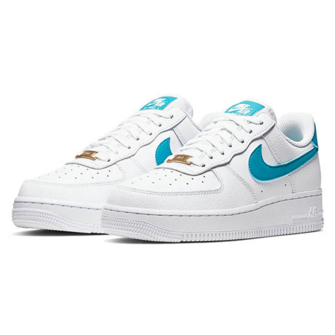 Nike Air Force 1 '07 Low 'Teal Nebula'- Streetwear Fashion - ellesey.com