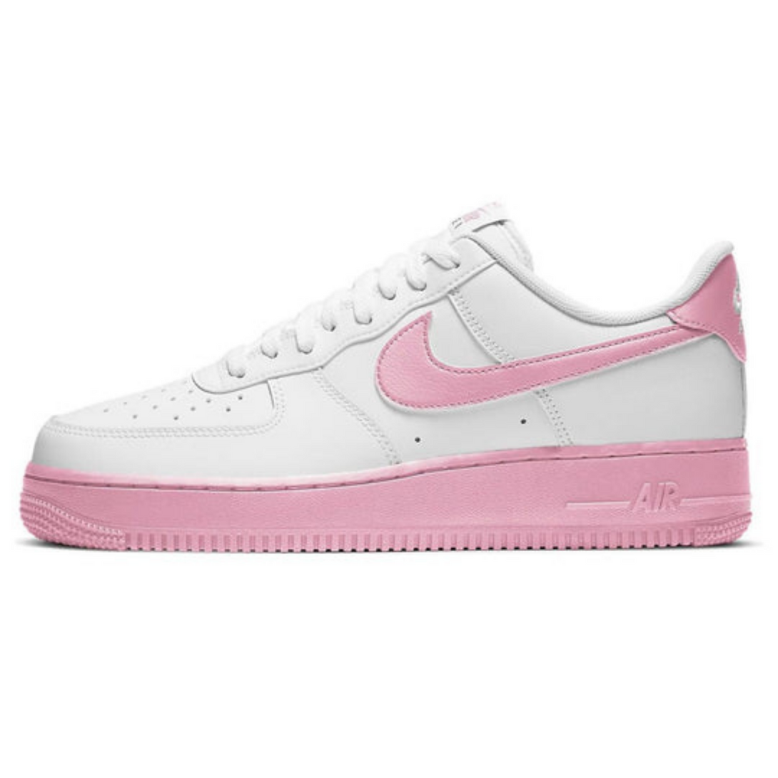 Nike Air Force 1 '07 Low 'White Pink Sole'- Streetwear Fashion - ellesey.com