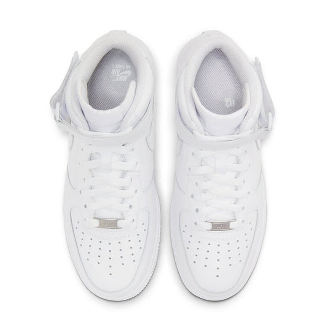 Nike Air Force 1 '07 Mid 'Triple White'- Streetwear Fashion - ellesey.com