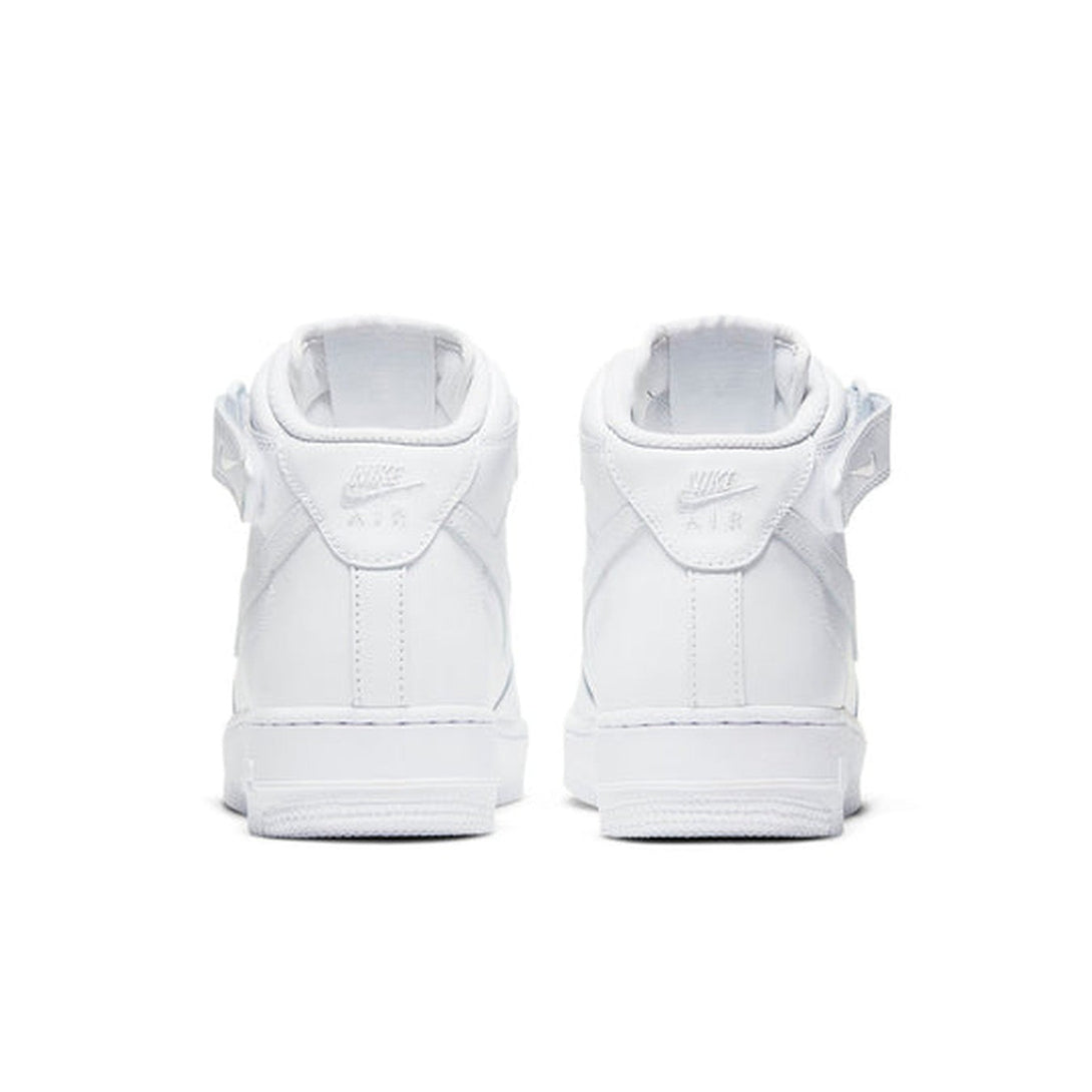 Nike Air Force 1 '07 Mid 'Triple White'- Streetwear Fashion - ellesey.com