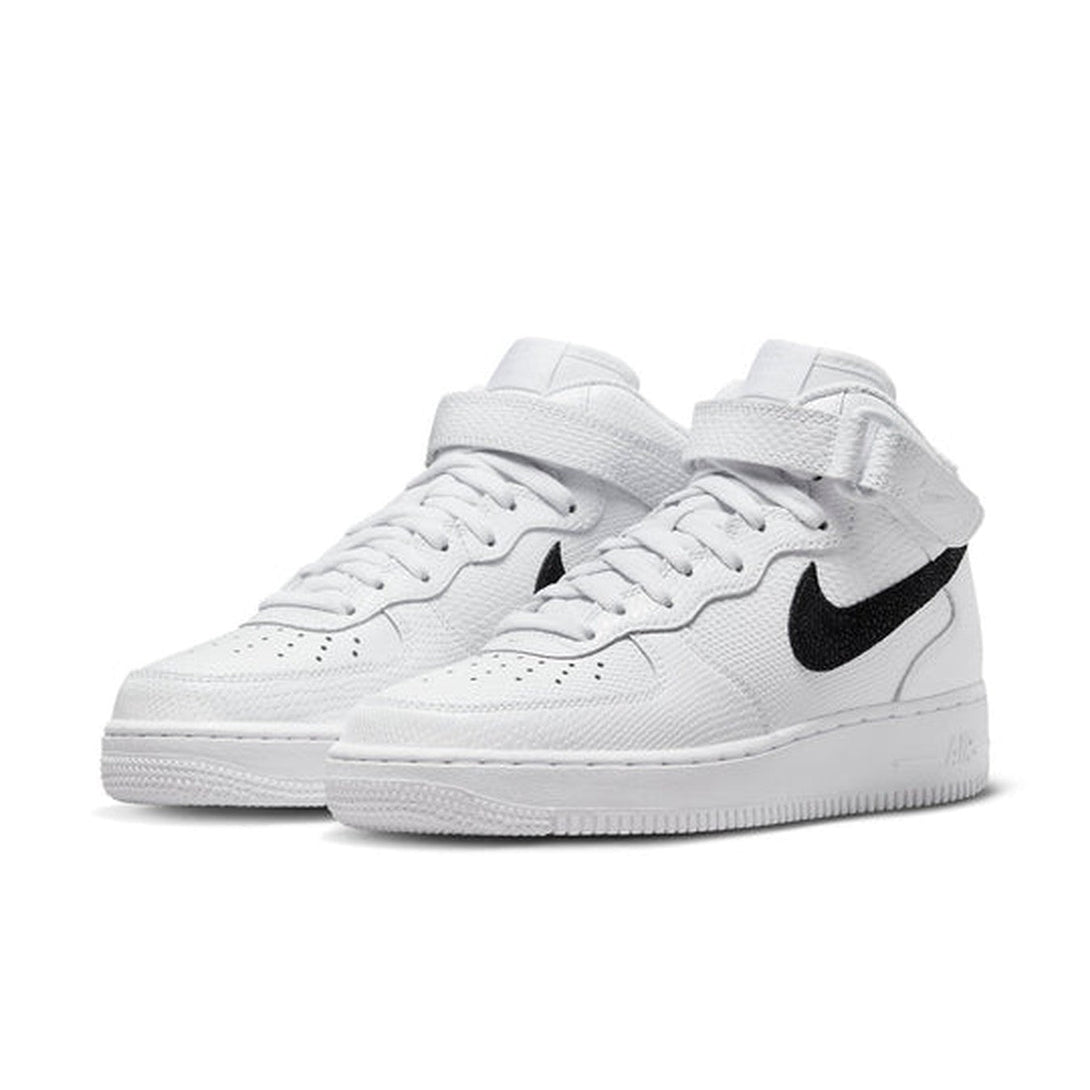 Nike Air Force 1 '07 Mid 'White Snakeskin'- Streetwear Fashion - ellesey.com