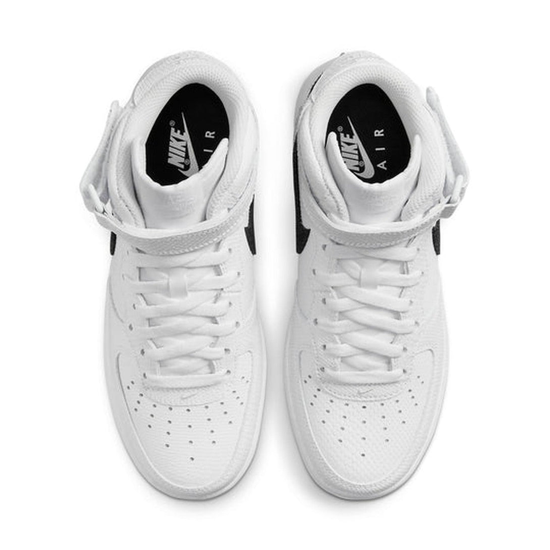 Nike Air Force 1 '07 Mid 'White Snakeskin'- Streetwear Fashion - ellesey.com