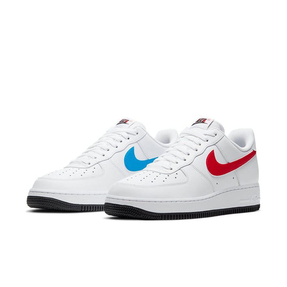 Nike Air Force 1 '07 'Mismatched Swooshes - White'- Streetwear Fashion - ellesey.com