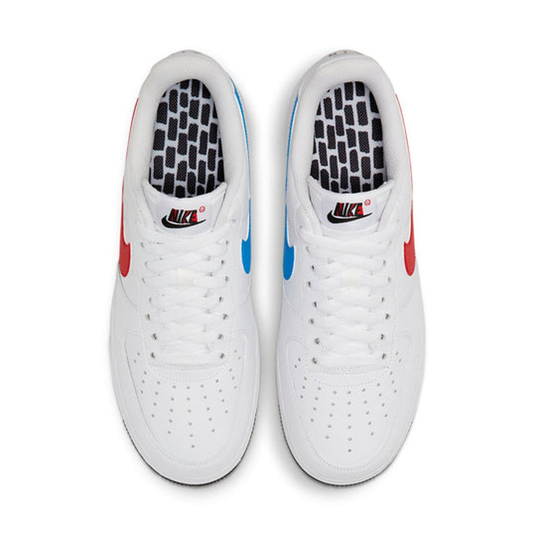 Nike Air Force 1 '07 'Mismatched Swooshes - White'- Streetwear Fashion - ellesey.com