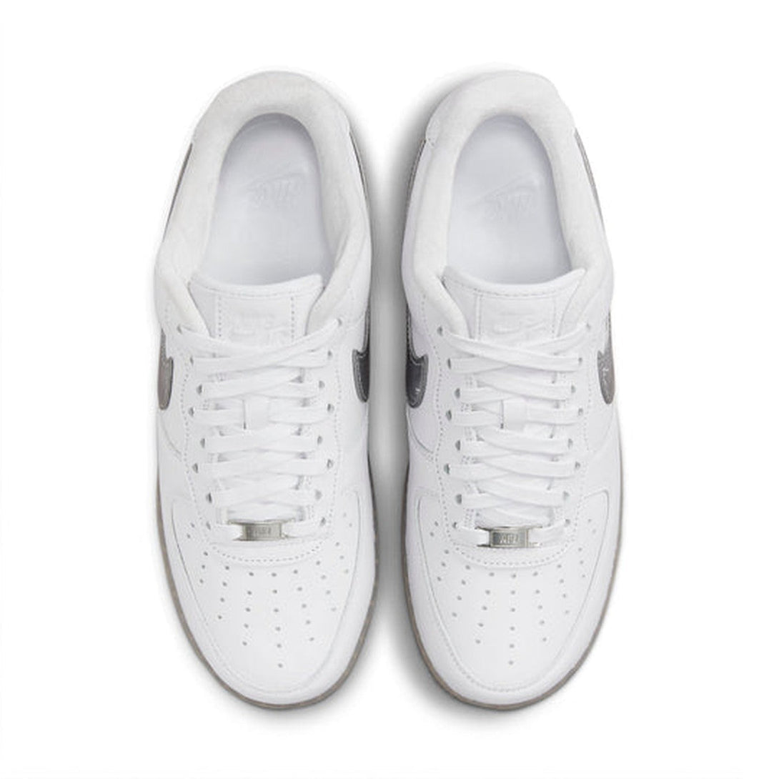 Nike Air Force 1 '07 Premium 'White Metallic Silver'- Streetwear Fashion - ellesey.com