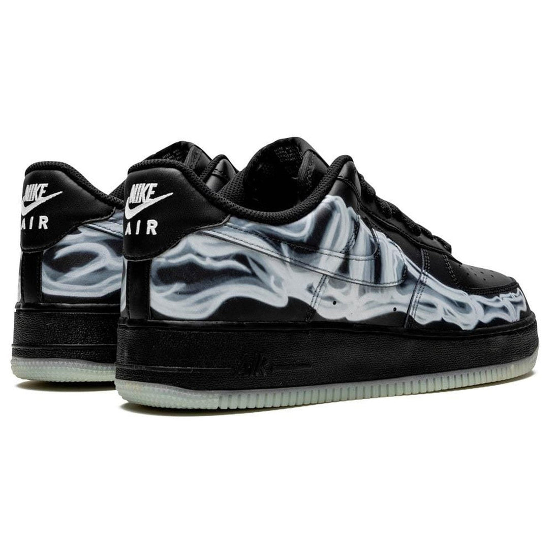 Nike Air Force 1 '07 QS 'Black Skeleton'- Streetwear Fashion - ellesey.com