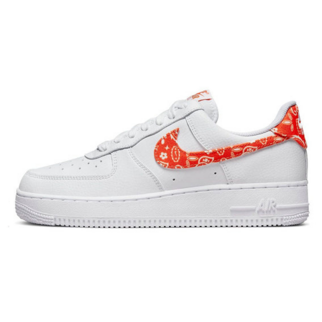 Nike Air Force 1 '07 'Rush Orange Paisley'- Streetwear Fashion - ellesey.com