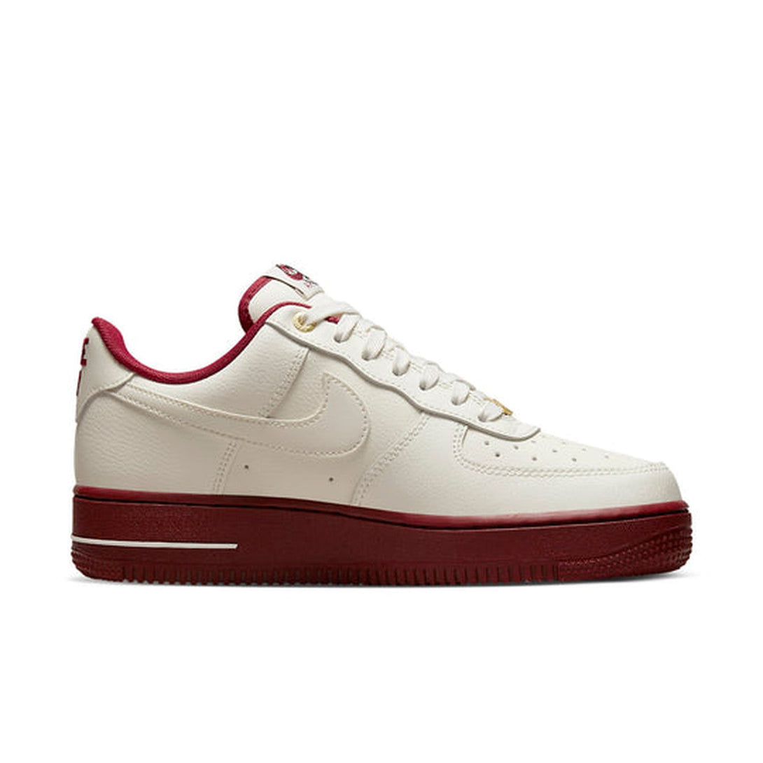 Nike Air Force 1 '07 SE '40th Anniversary - Sail Team Red'- Streetwear Fashion - ellesey.com