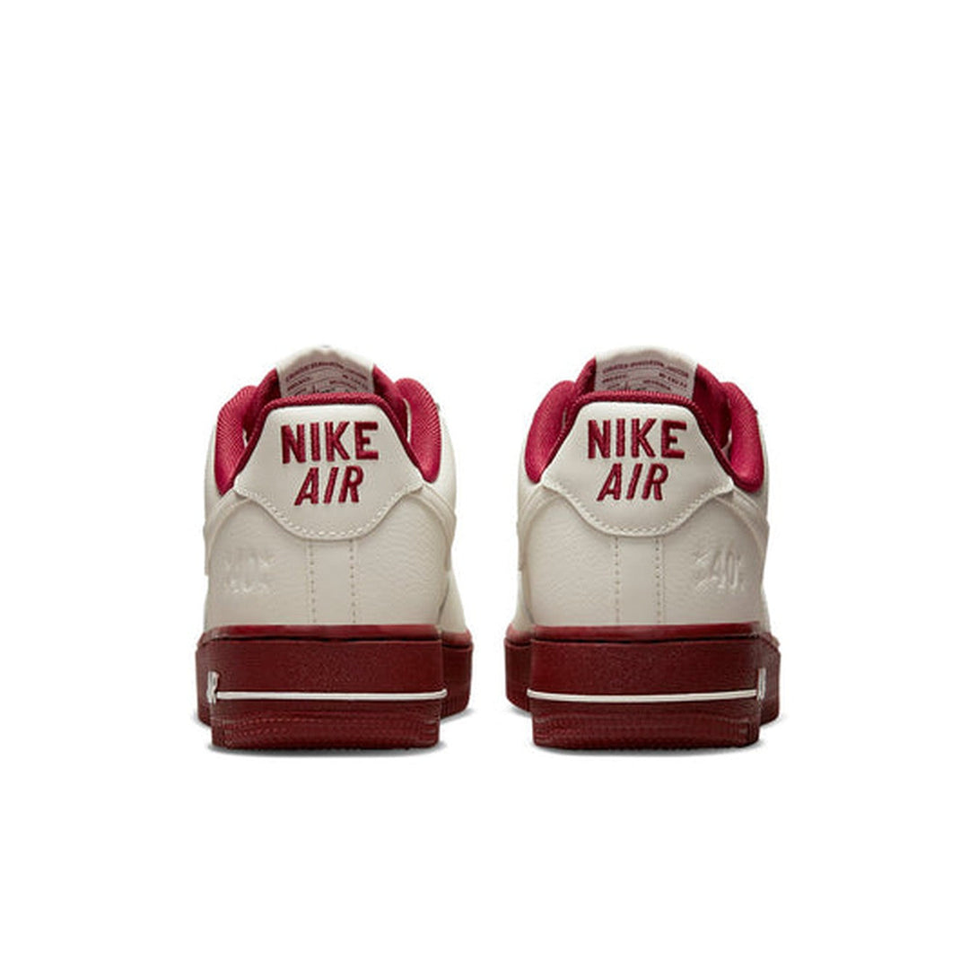 Nike Air Force 1 '07 SE '40th Anniversary - Sail Team Red'- Streetwear Fashion - ellesey.com