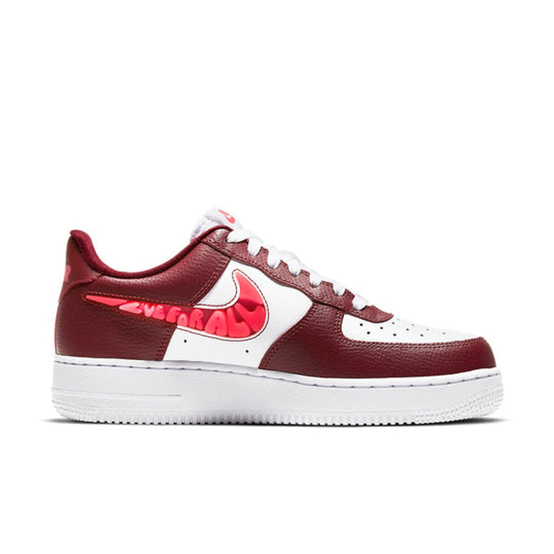 Nike Air Force 1 '07 SE 'Love For All - Team Red'- Streetwear Fashion - ellesey.com