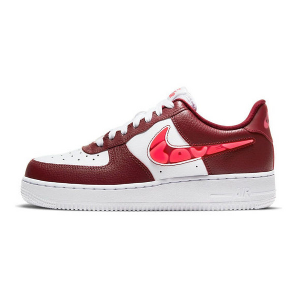 Nike Air Force 1 '07 SE 'Love For All - Team Red'- Streetwear Fashion - ellesey.com