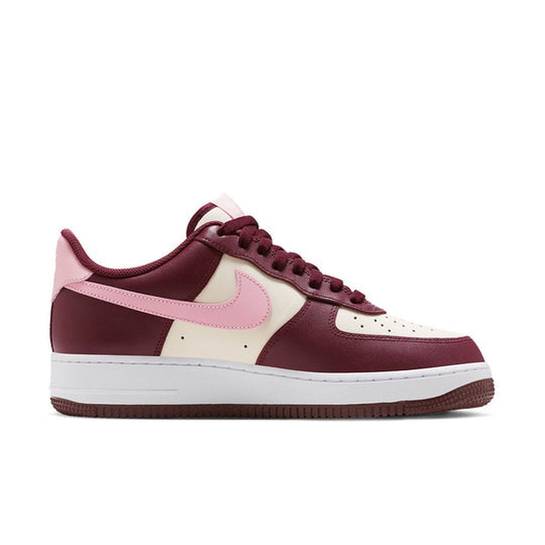 Nike Air Force 1 '07 'Sail Maroon'- Streetwear Fashion - ellesey.com