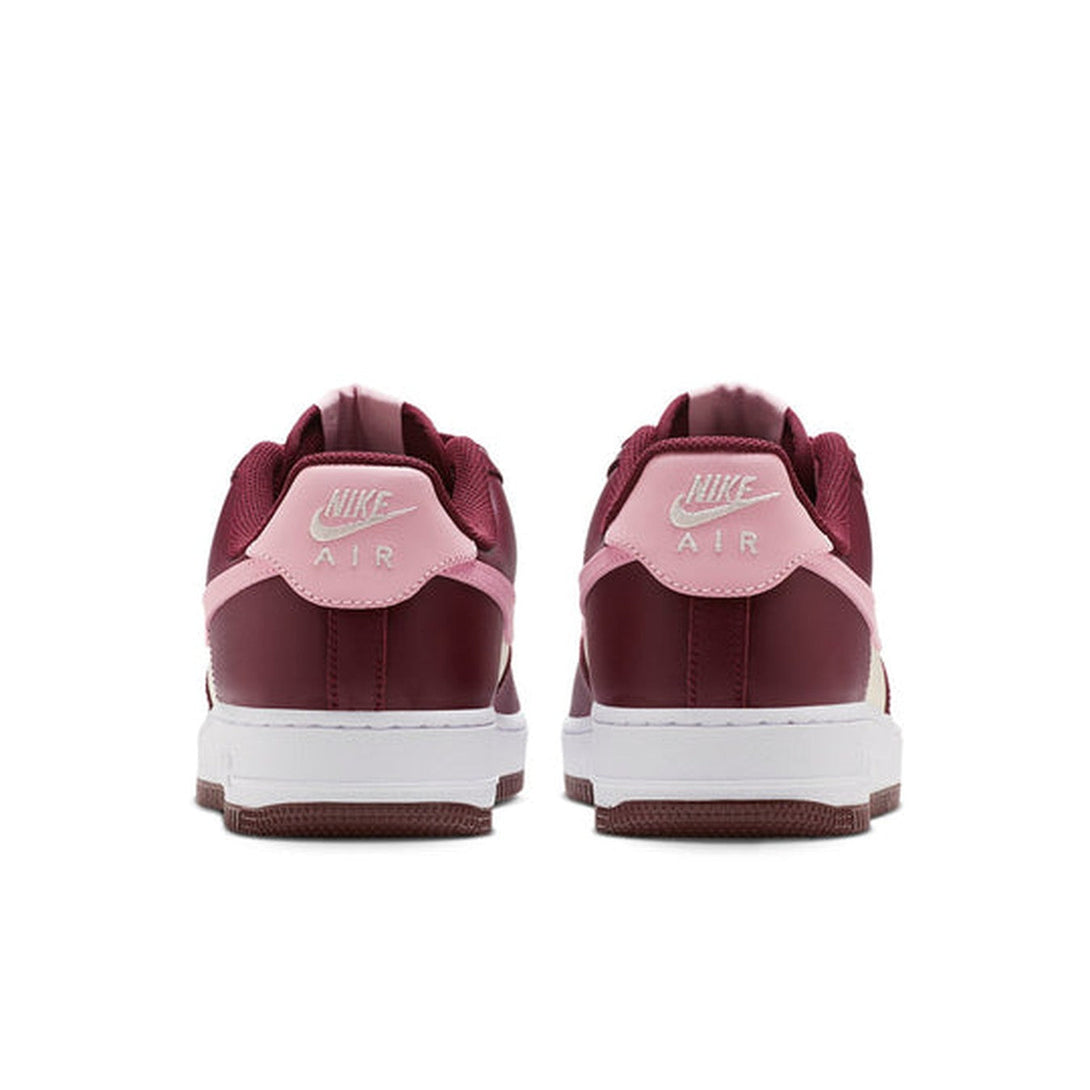 Nike Air Force 1 '07 'Sail Maroon'- Streetwear Fashion - ellesey.com