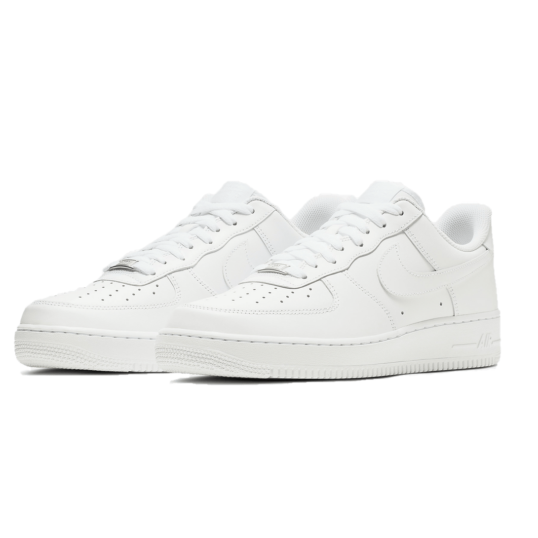 Nike Air Force 1 '07' Triple White'- Streetwear Fashion - ellesey.com