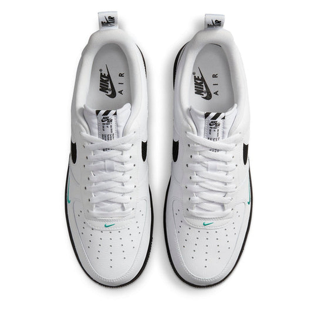 Nike Air Force 1 '07 'White Black Teal'- Streetwear Fashion - ellesey.com