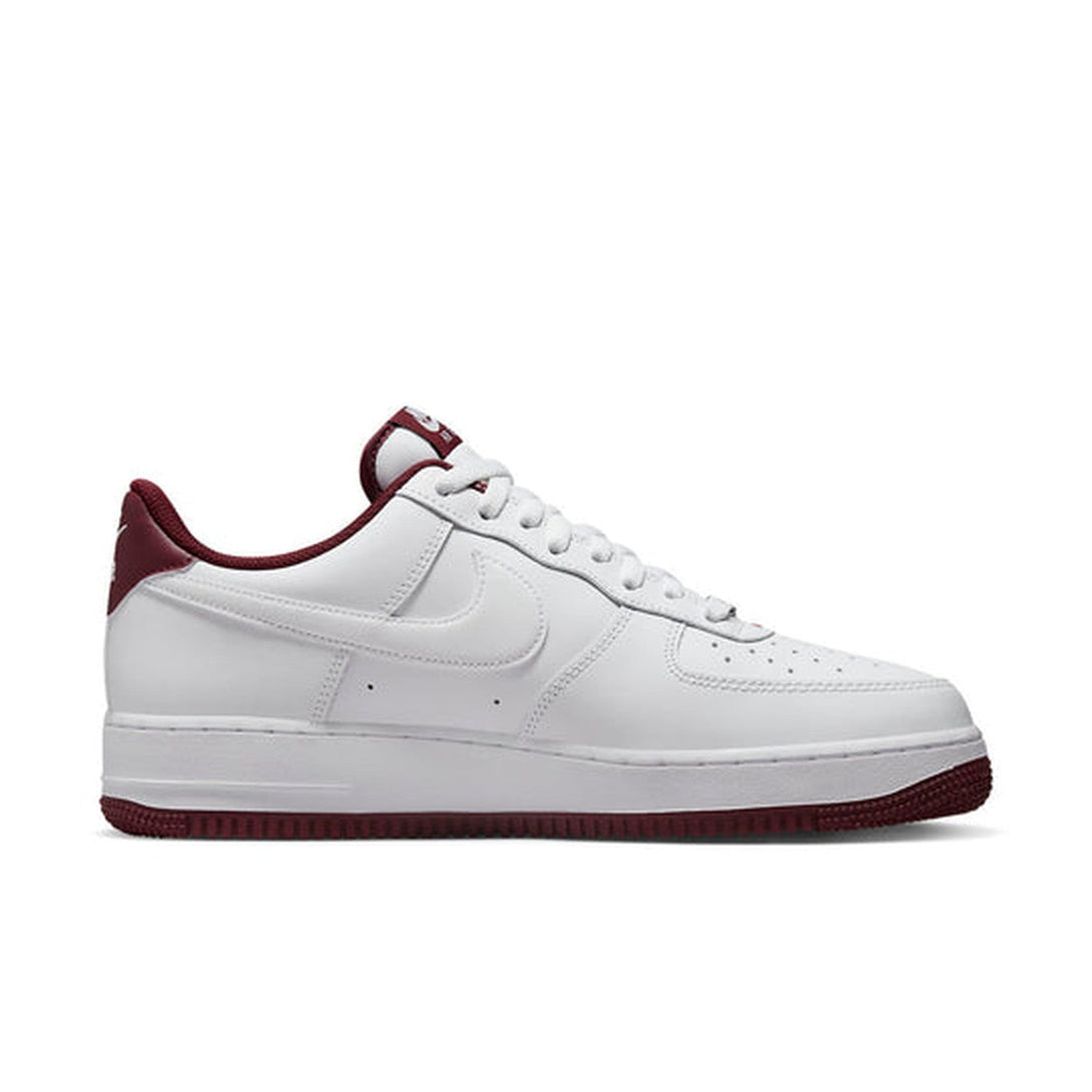 Nike Air Force 1 '07 'White Dark Beetroot'- Streetwear Fashion - ellesey.com