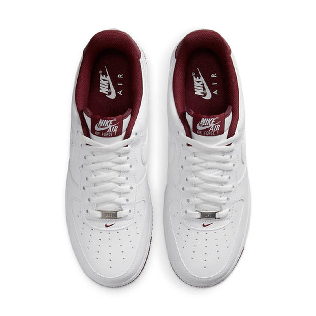 Nike Air Force 1 '07 'White Dark Beetroot'- Streetwear Fashion - ellesey.com