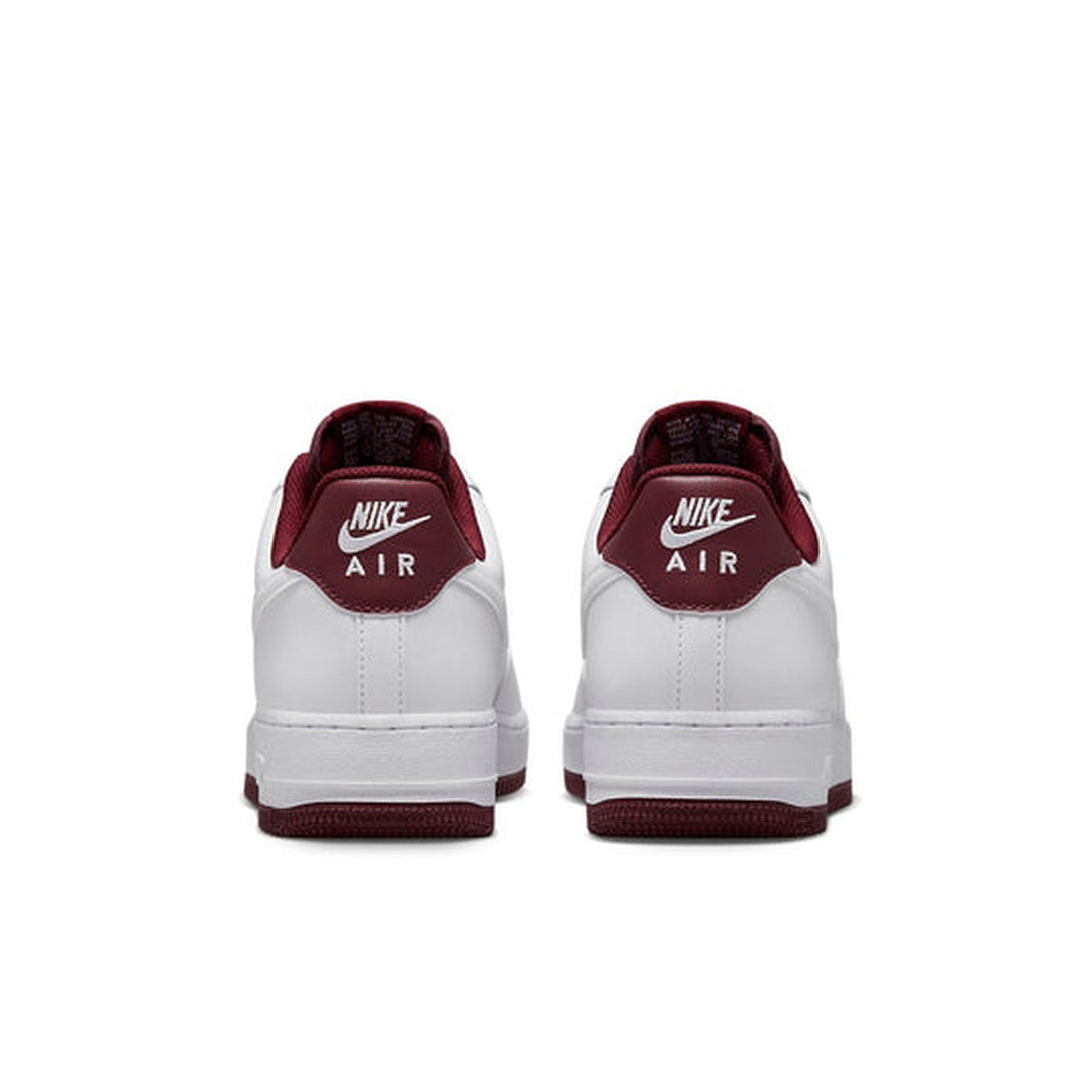 Nike Air Force 1 '07 'White Dark Beetroot'- Streetwear Fashion - ellesey.com