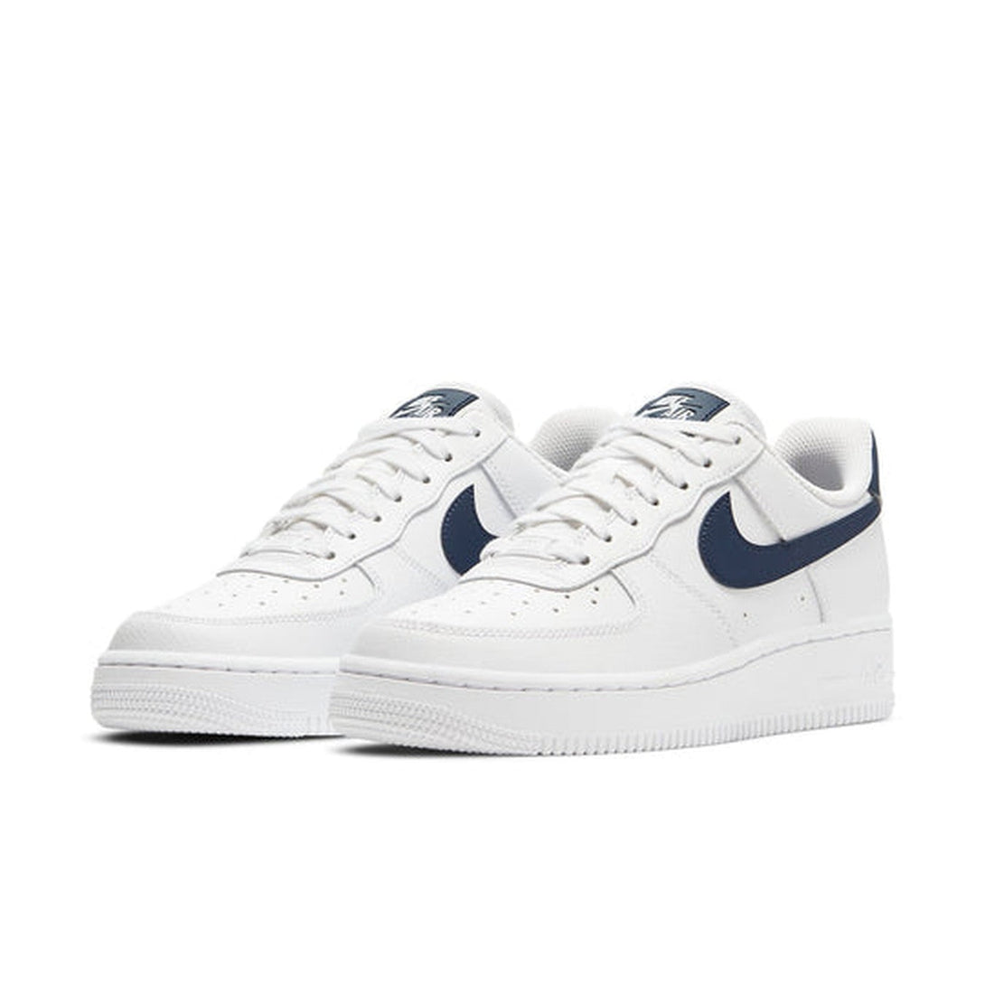 Nike Air Force 1 '07 'White Midnight Navy'- Streetwear Fashion - ellesey.com