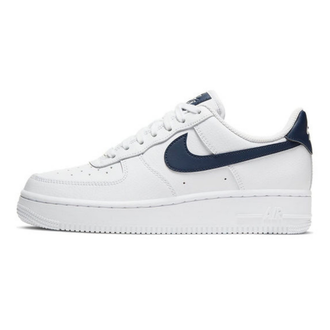 Nike Air Force 1 '07 'White Midnight Navy'- Streetwear Fashion - ellesey.com