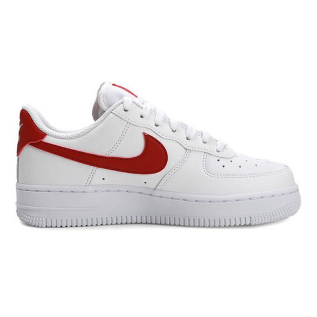 Nike Air Force 1 '07 'White Noble Red'- Streetwear Fashion - ellesey.com