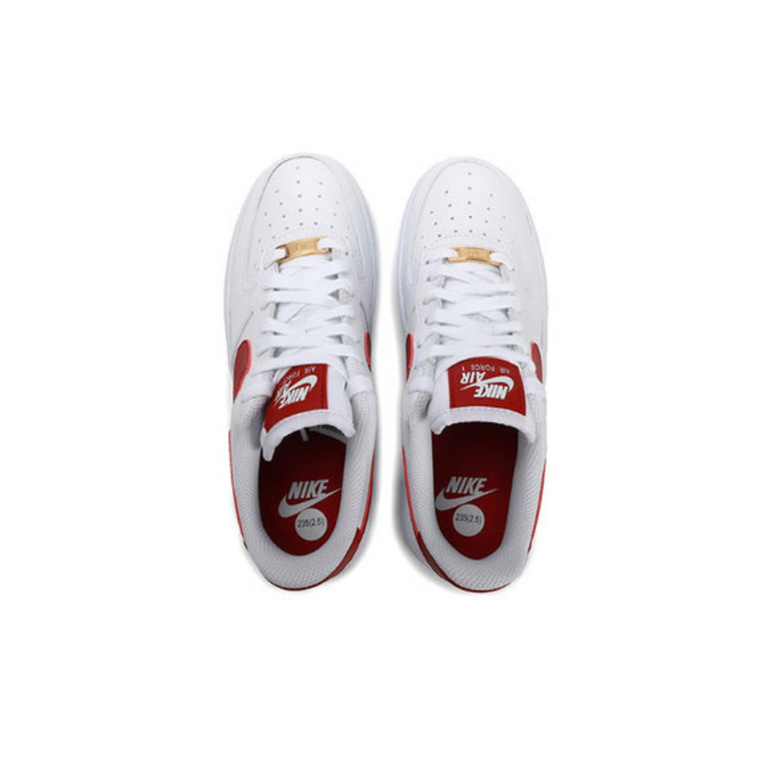 Nike Air Force 1 '07 'White Noble Red'- Streetwear Fashion - ellesey.com