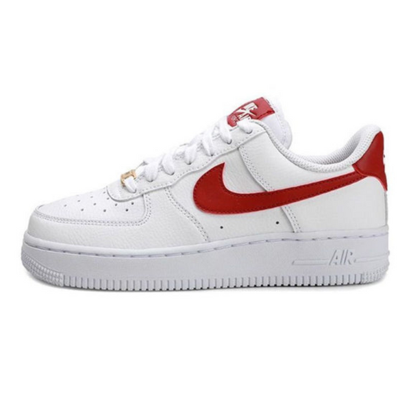 Nike Air Force 1 '07 'White Noble Red'- Streetwear Fashion - ellesey.com