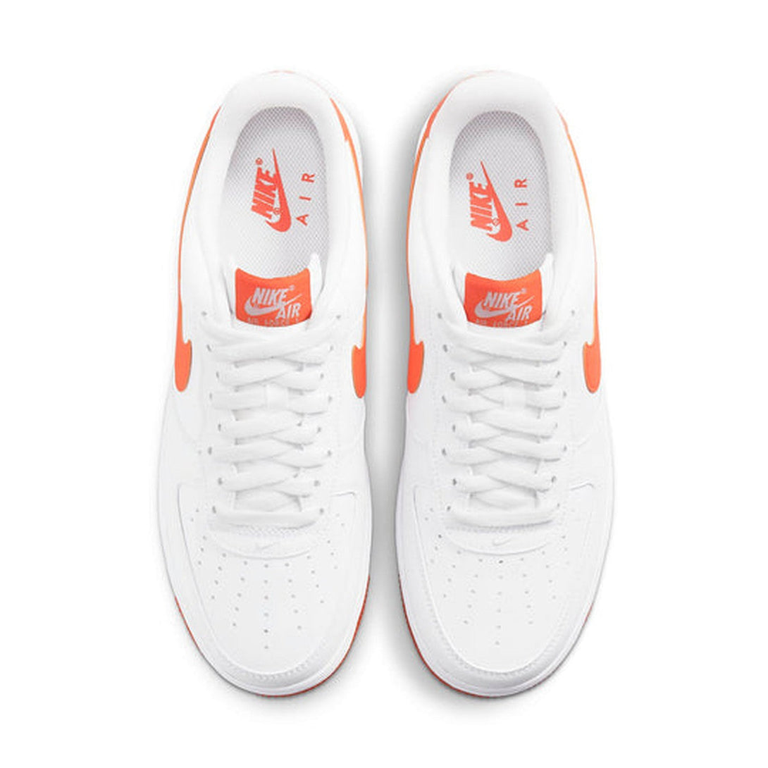 Nike Air Force 1 '07 'White Team Orange'- Streetwear Fashion - ellesey.com